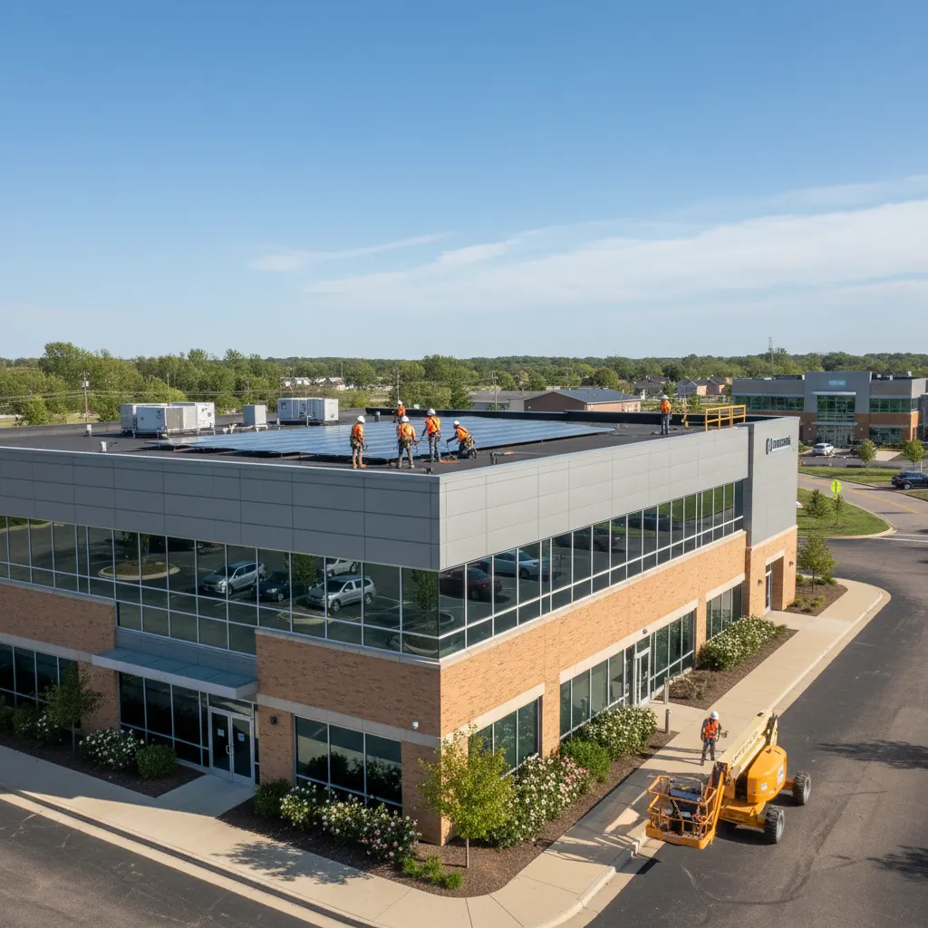 Illustrative commercial roofing example