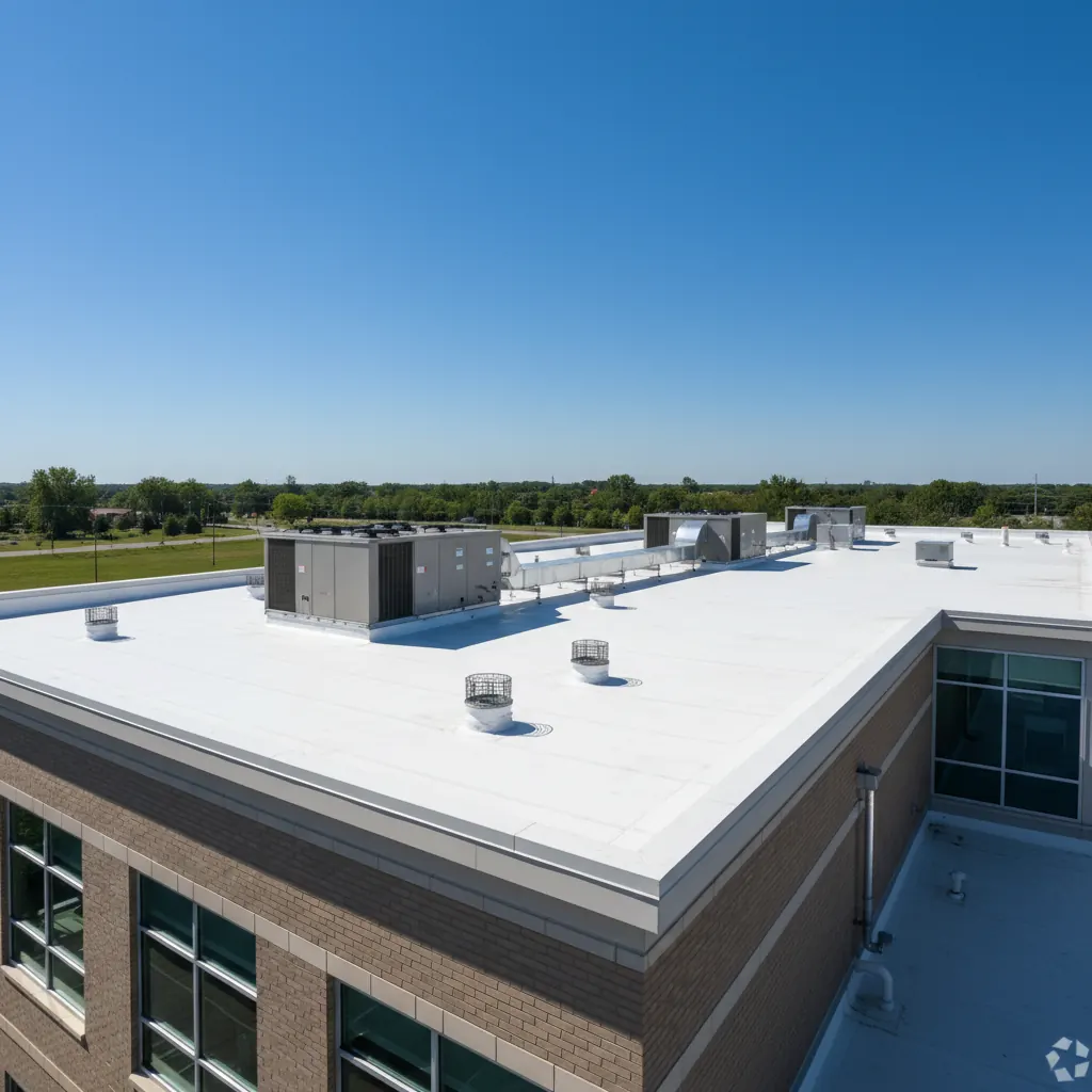 Illustrative flat roofing example