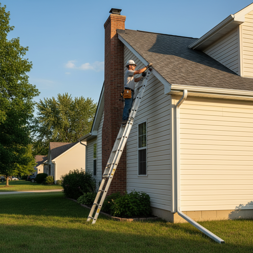 Seamless gutter installation