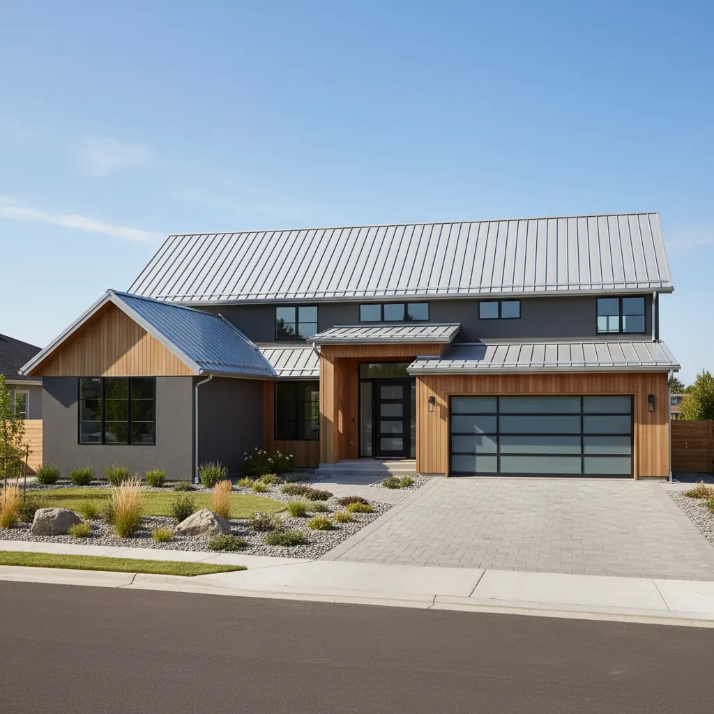 Illustrative metal roofing example