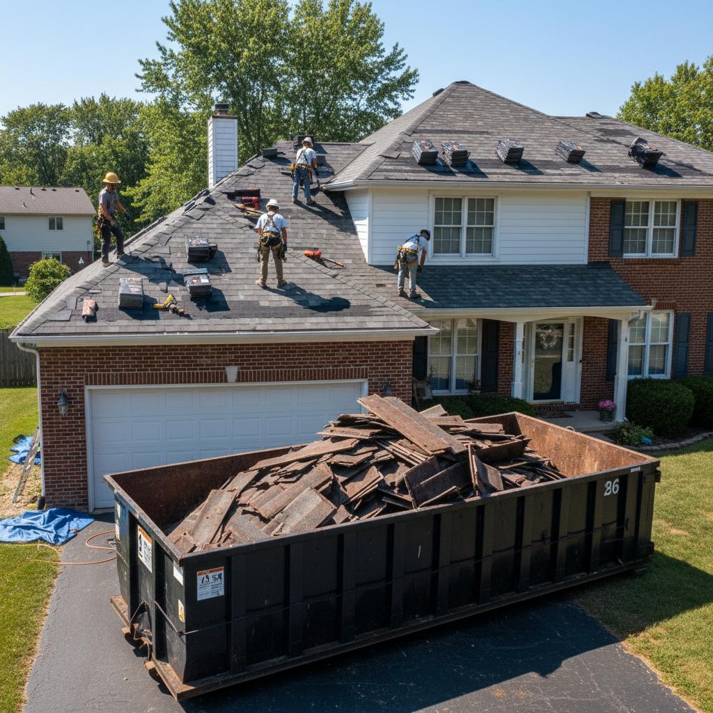 Roof replacement project